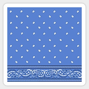 Blue Bandanana Sticker